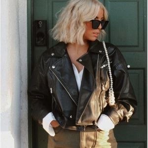 12th Tribe Dreux Vegan Leather Moto Jacket